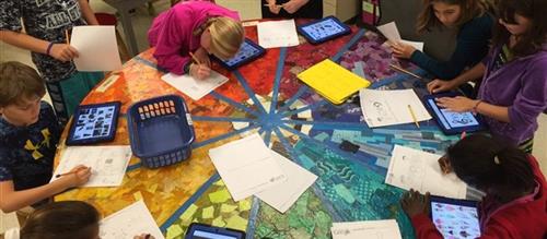 Students in art 
